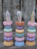 Pastel Stack Soy Wax Candle