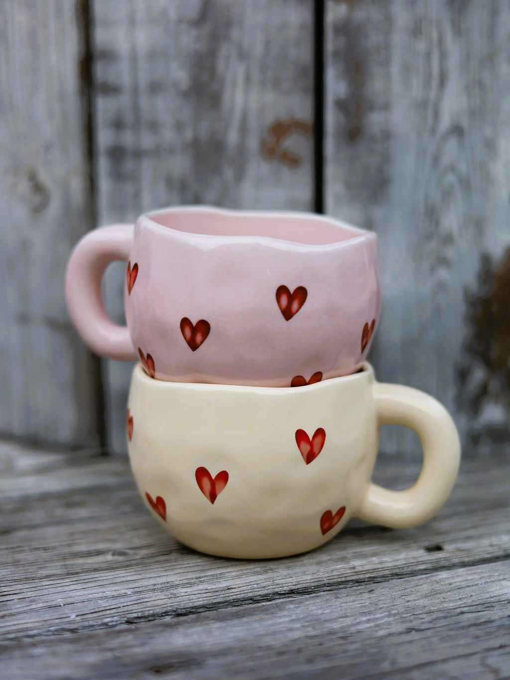 Heart Ceramic Coffee Mug