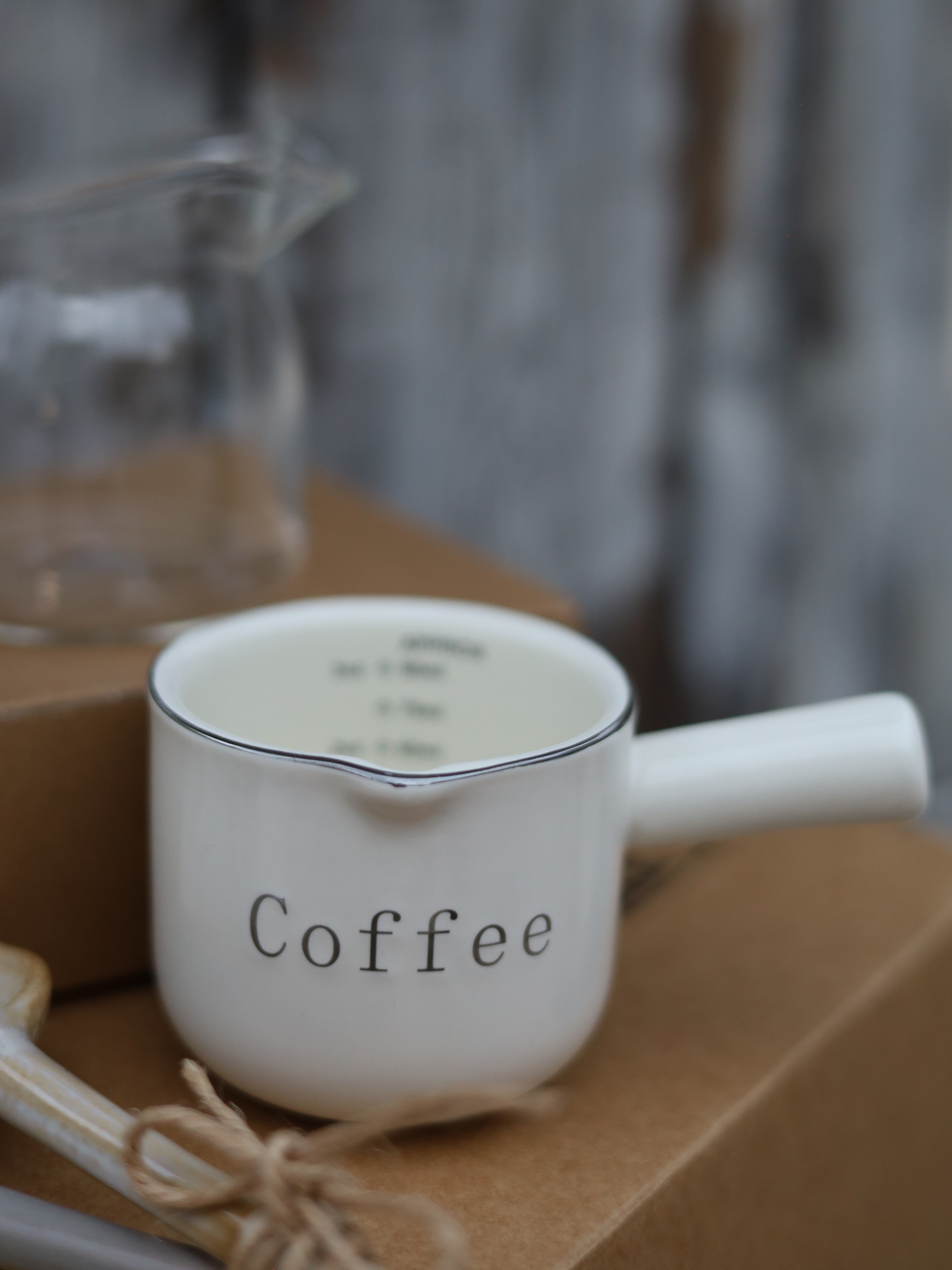 Ceramic Coffee Measuring Cup