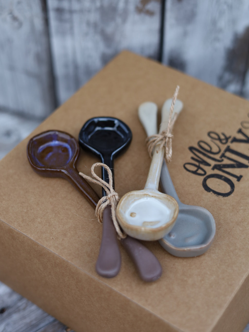 Porcelain Spoon Set of 4