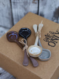 Porcelain Spoon Set of 4